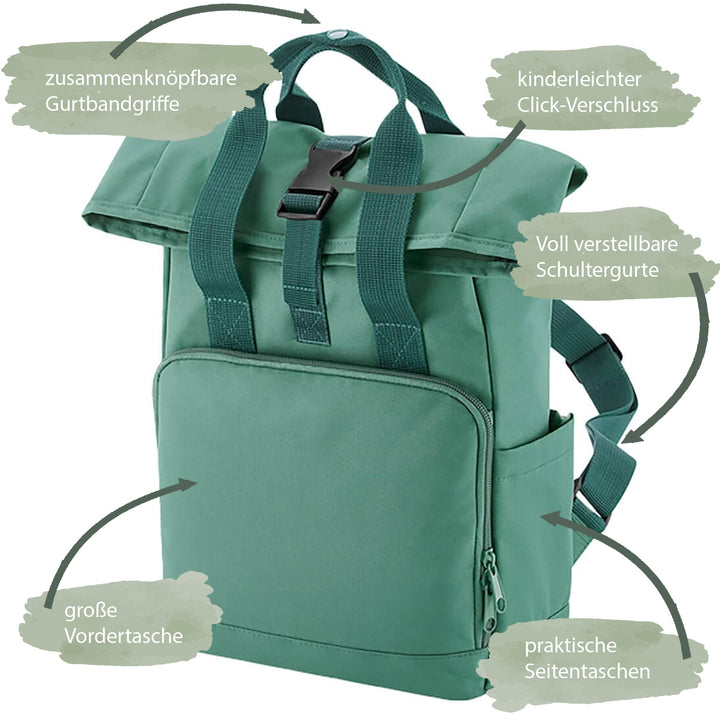 Rucksack Roll-Top -  zum selbst gestalten